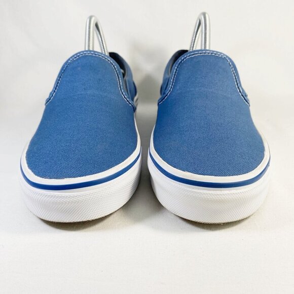 Vans Unisex Slip-On Casual Sneakers – Blue, Women’s Size 8.5 - Picture 4 of 8